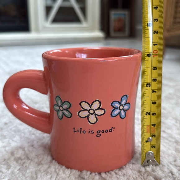 LIFE IS GOOD Daisy Coffee Mug " Do What You Like. Life What You Do"- Like New - Picture 5 of 5